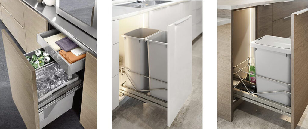 Trash Pull-Out-Compartmentalized
