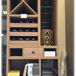 Tall Wood Wine & Display Unit